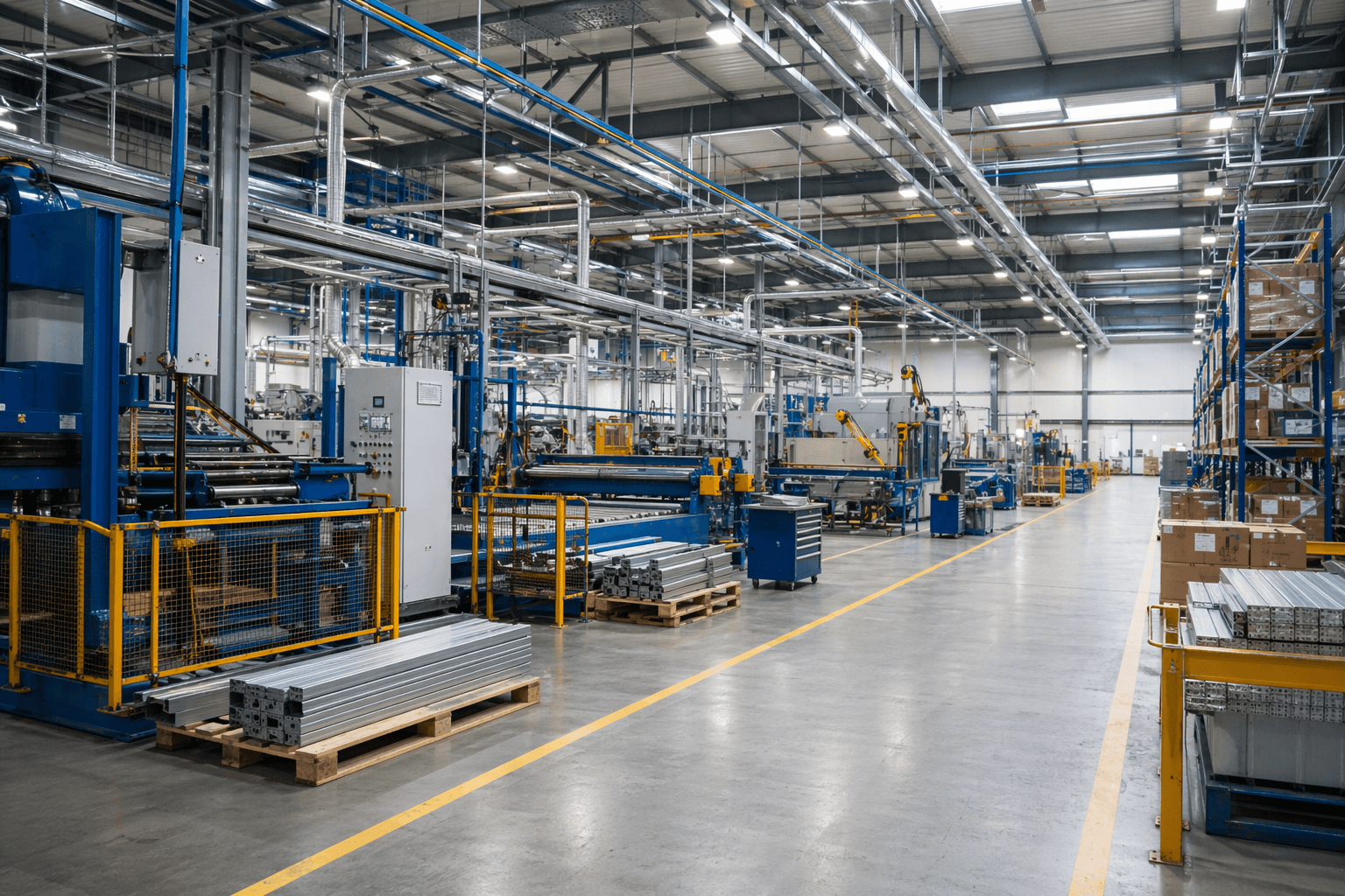 Developed manufacturing company